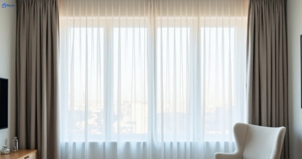 Restored vibrant drapes in birtinya QLD after Matty Curtain Cleaning