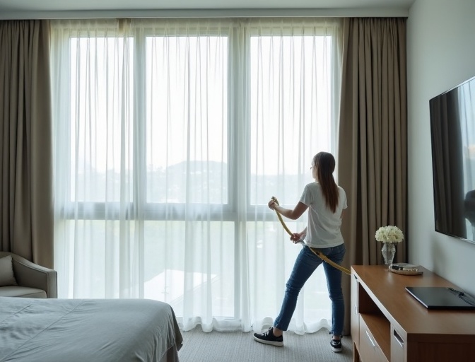 Birtinya Sheer Curtain Cleaning